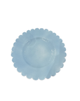 Scalloped Plate, Blue