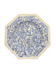 Octagonal Blue Marble Plate