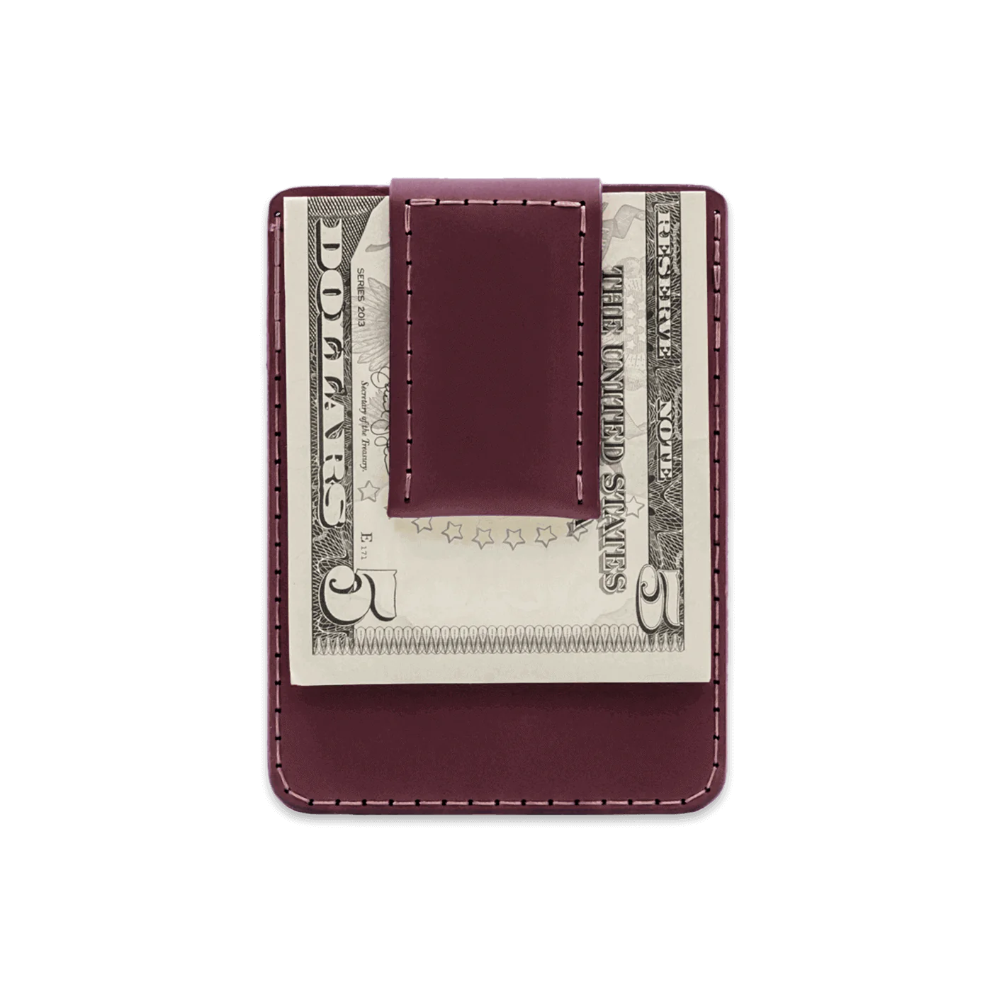 Leather Money Clip Wallet, Custom