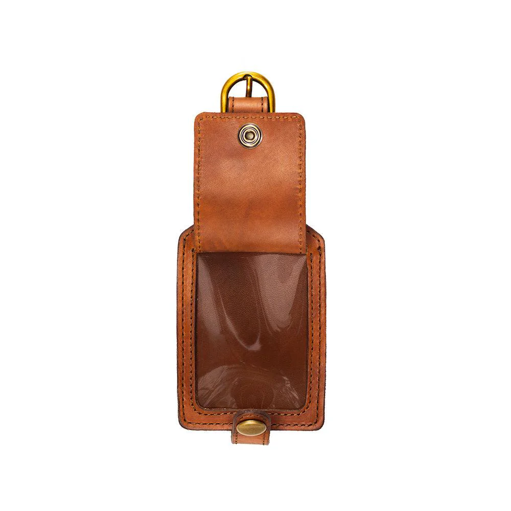 Campaign Leather Luggage Tag, Custom