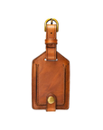 Campaign Leather Luggage Tag, Custom