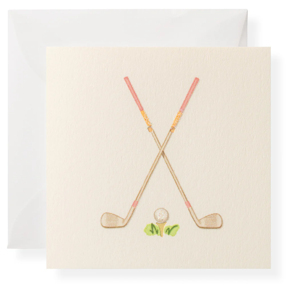 Golf Enclosure Cards, Set of 8