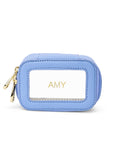 Bubbles Clear Leather Case, Custom