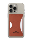 Stick on Leather Phone Wallet, Custom