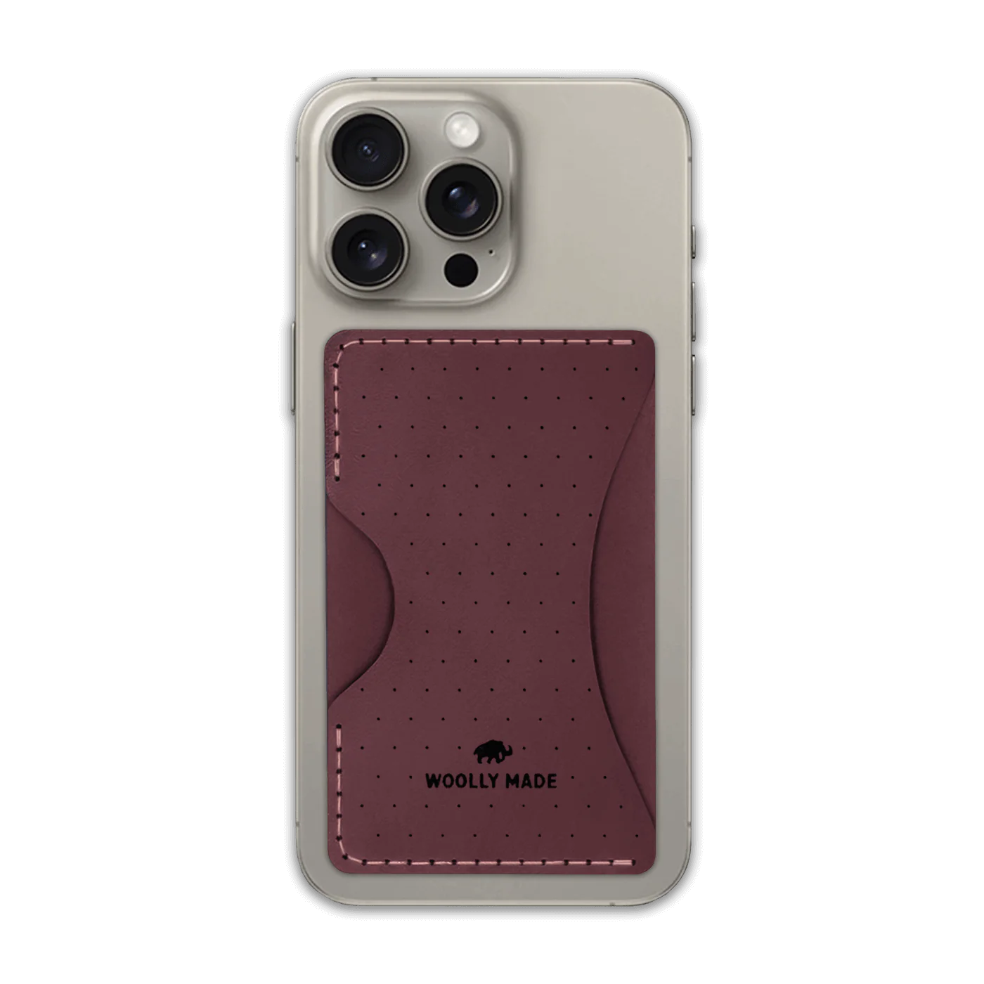 Stick on Leather Phone Wallet, Custom