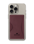 Stick on Leather Phone Wallet, Custom