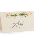 Winter Holiday Place Cards