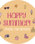 Happy Summer Stickers