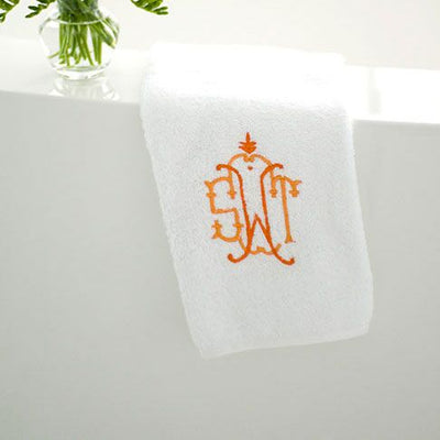 Ellis Hill Terry Bath Towels with Monogram